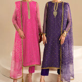 Baroque Exclusive Formal Embroidered Chiffon 3Pc UF-625