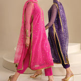 Baroque Exclusive Formal Embroidered Chiffon 3Pc UF-625