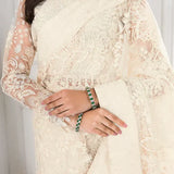 Baroque Chantelle Embroidered Luxury Net Saree D-287