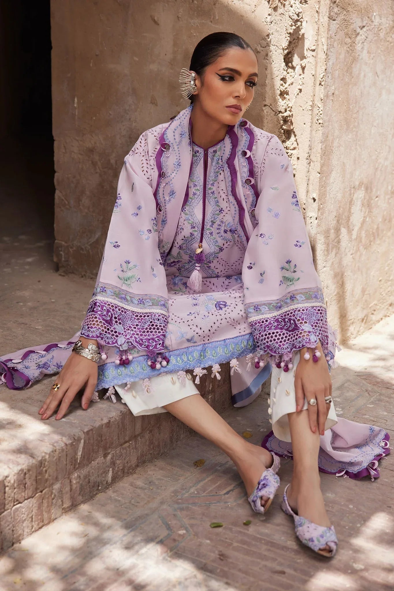 Elan | Luxury Lawn 25 | ALARA (EL25-12 B) - Rang-e-Khaas