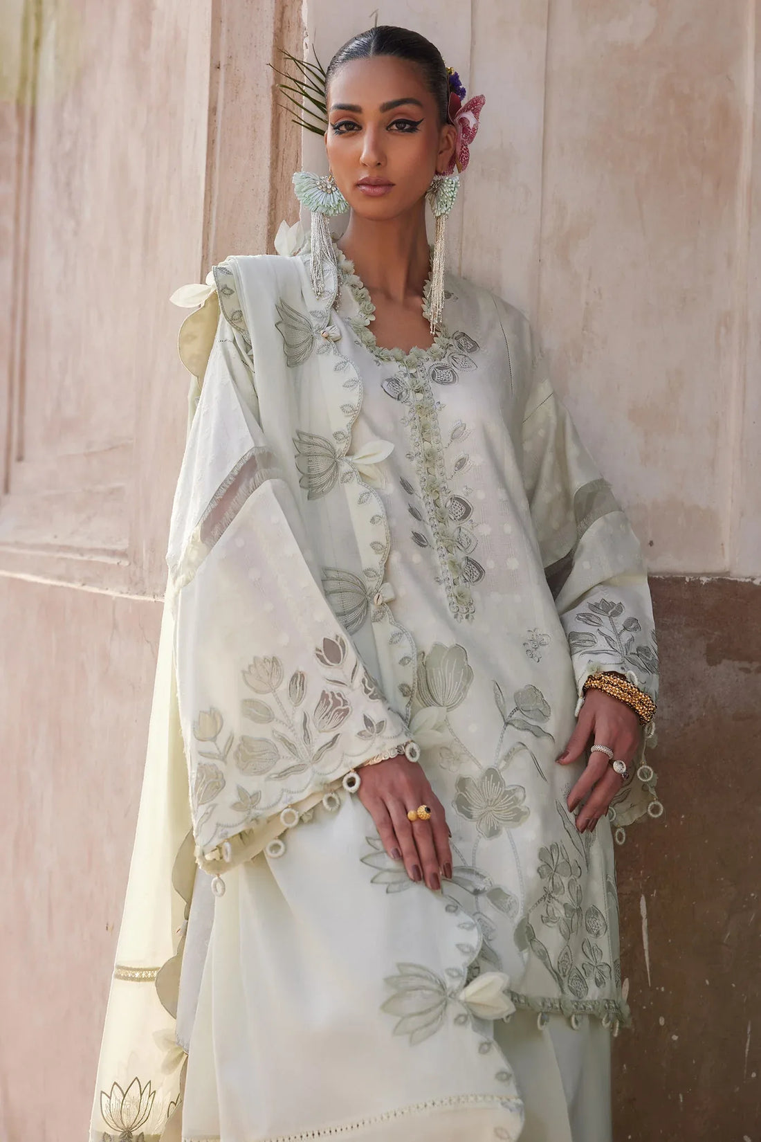 Elan | Luxury Lawn 25 | CELESTINE (EL25-05 A) - Rang-e-Khaas