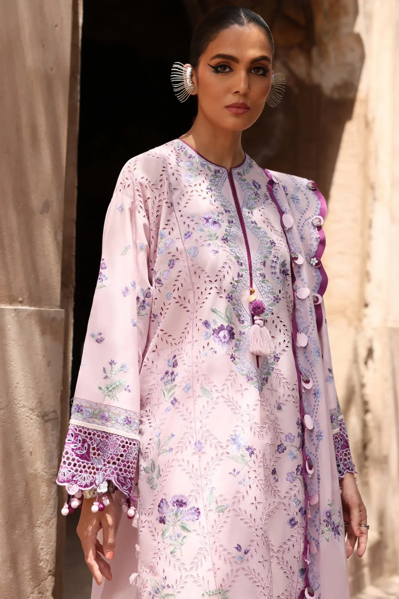 Elan | Luxury Lawn 25 | ALARA (EL25-12 B) - Rang-e-Khaas