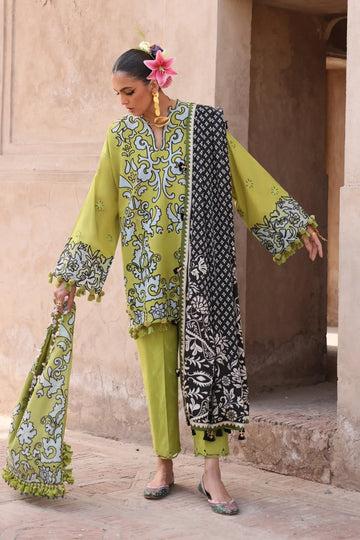 Elan | Luxury Lawn 25 | SOLENE (EL25-03 A) - Rang-e-Khaas