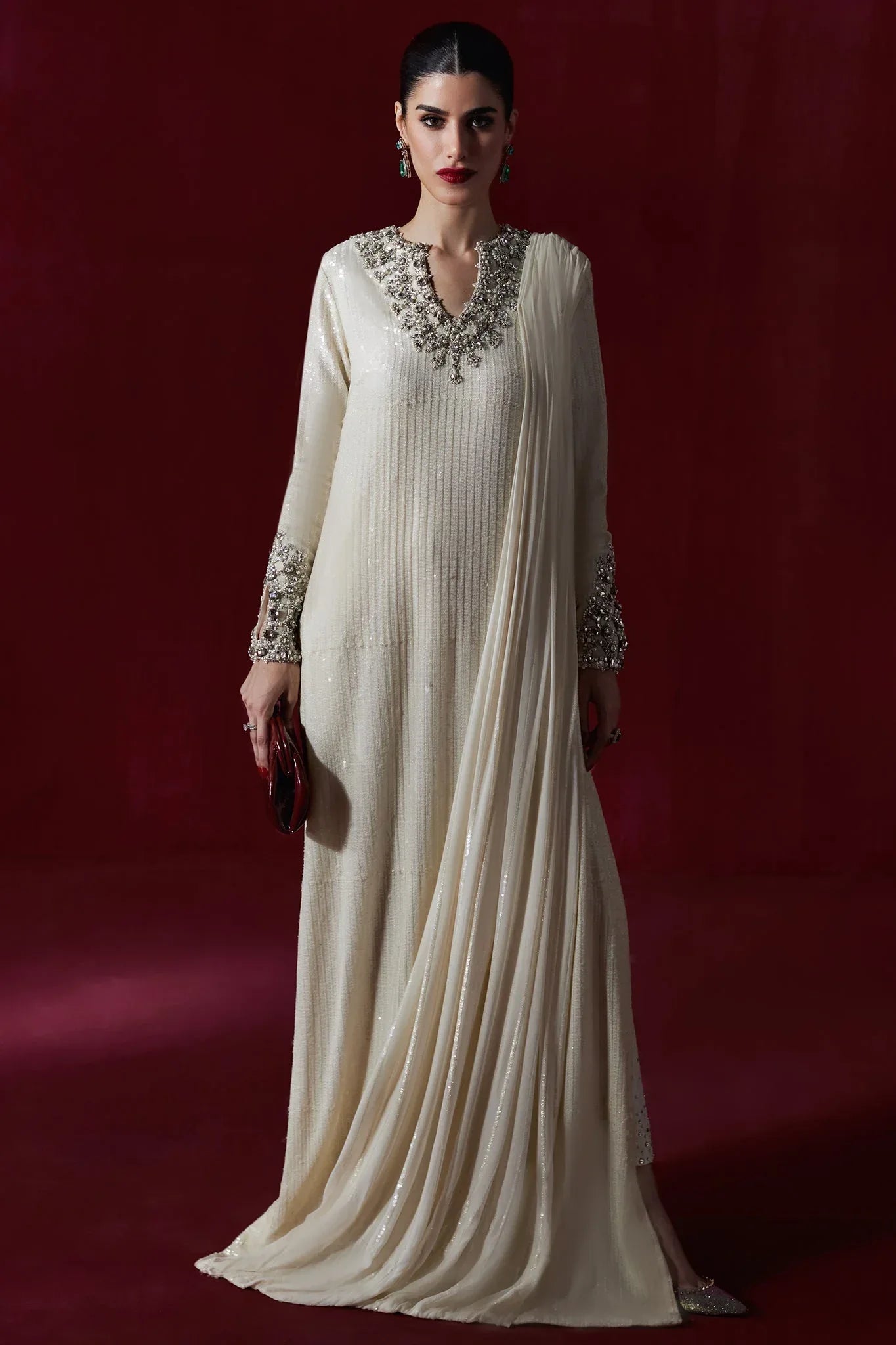 Elan | Luxury Wedding Wears | POUSSIÈRE DE LUNE (EP-20997)