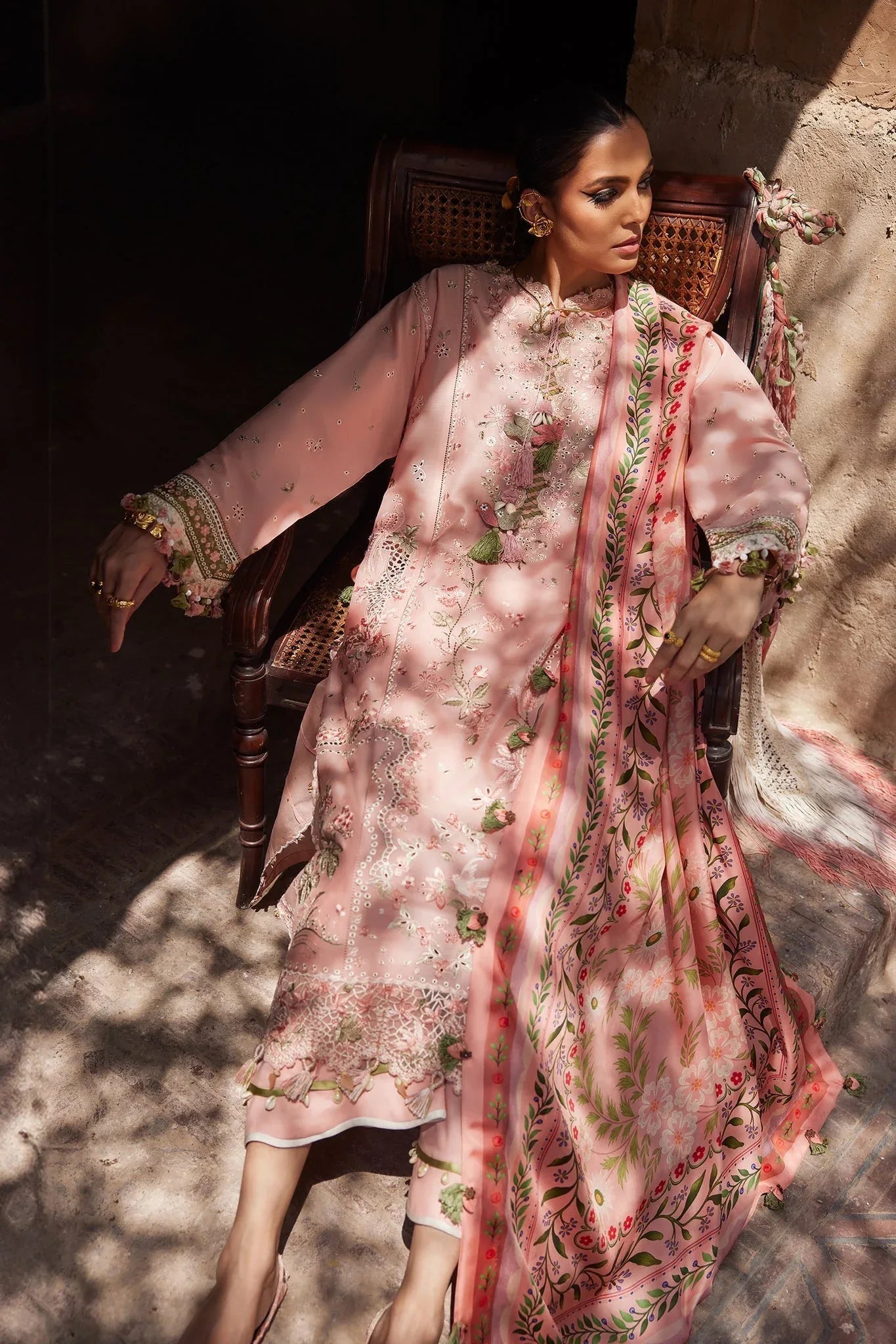 Elan | Luxury Lawn 25 | SERENE (EL25-01 A) - Rang-e-Khaas