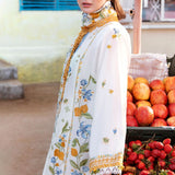 Zaha | Embroidered Lawn Collection | LEYA (ZL23-07 A)