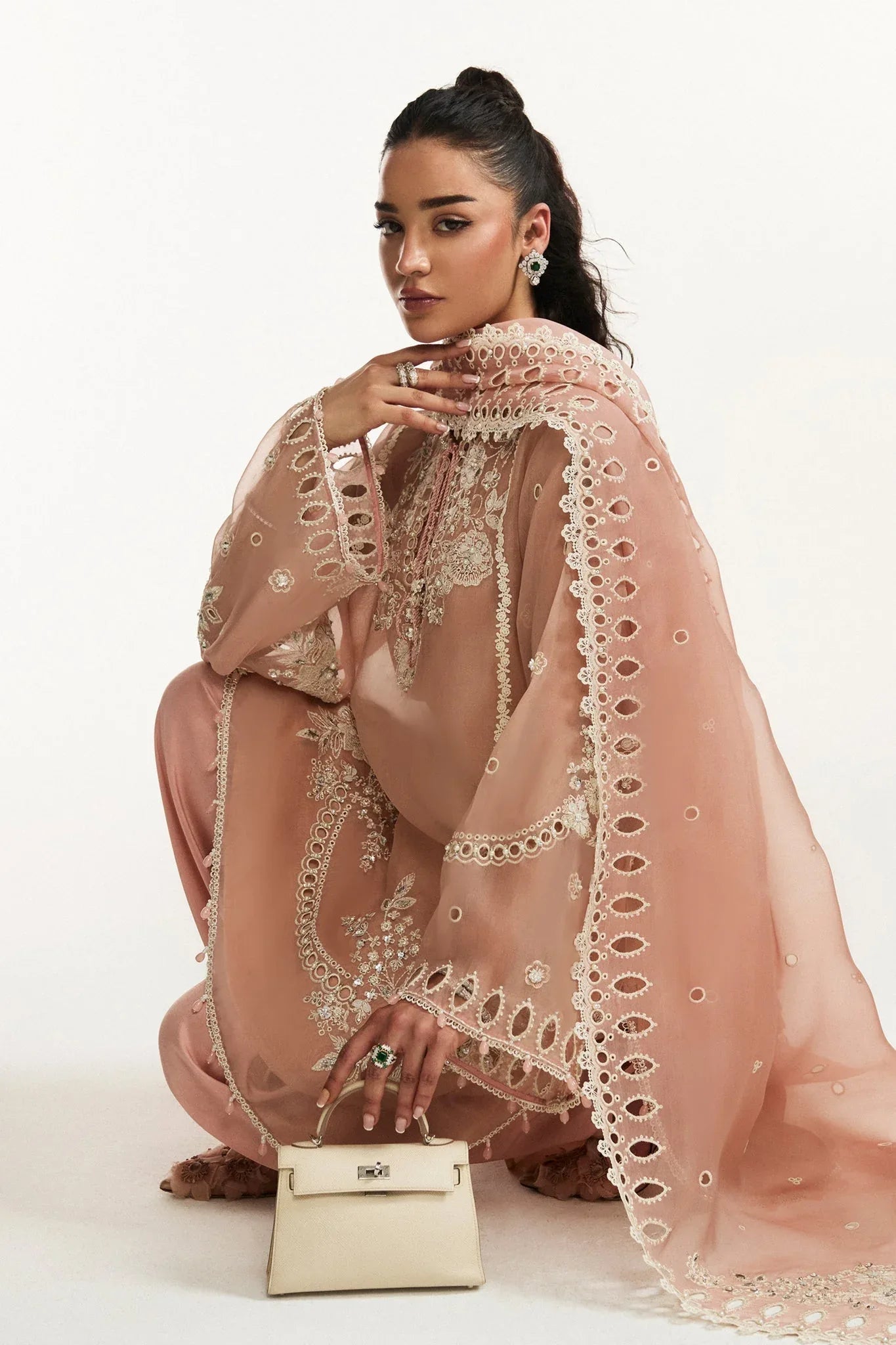 Elan I Vital Ornee I FLEUR DE ROSÉ (EV-21358) - Rang-e-Khaas