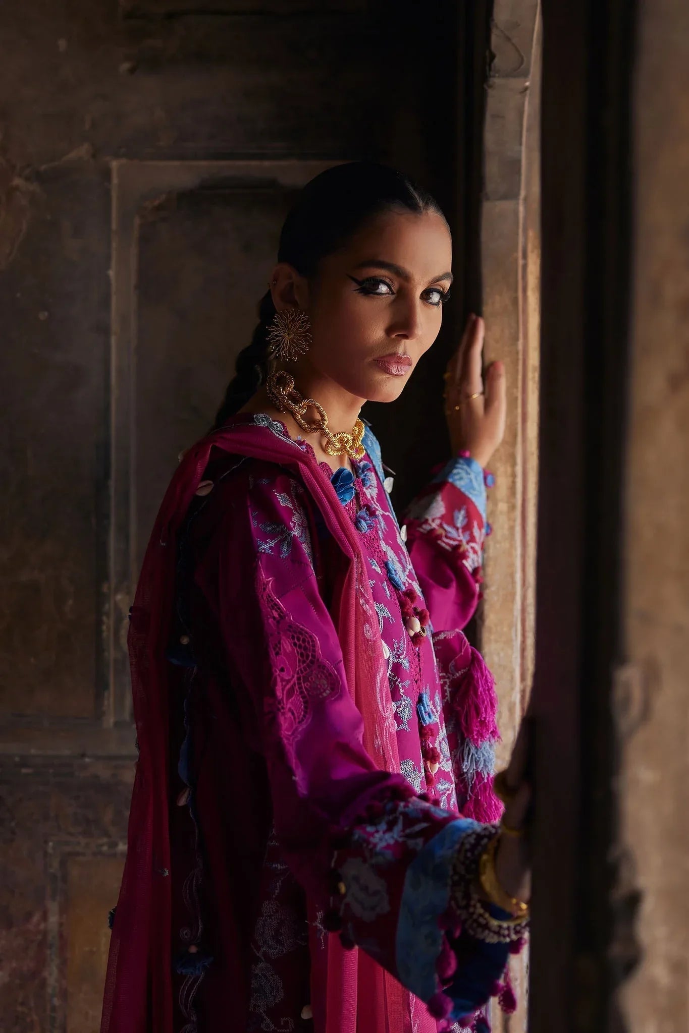 Elan | Luxury Lawn 25 | OPHELIA (EL25-10 B) - Rang-e-Khaas