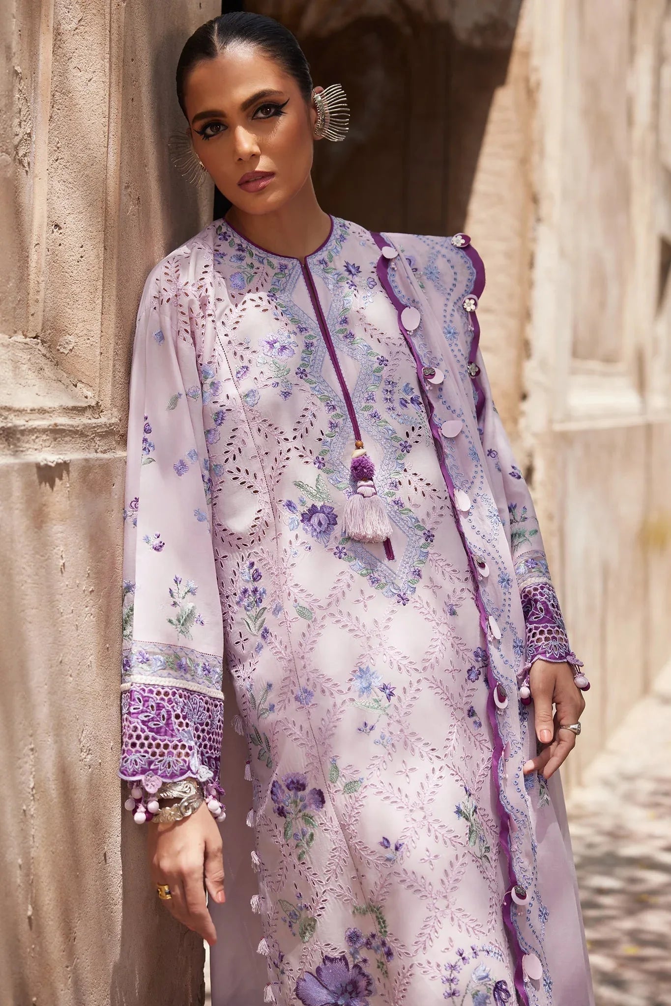 Elan | Luxury Lawn 25 | ALARA (EL25-12 B) - Rang-e-Khaas