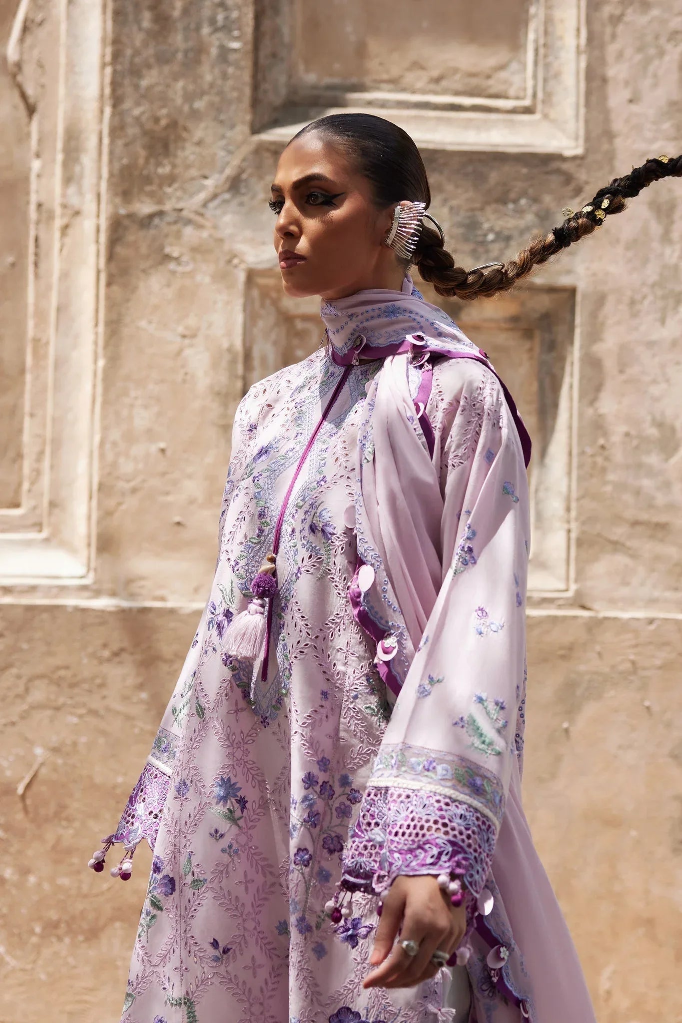 Elan | Luxury Lawn 25 | ALARA (EL25-12 B) - Rang-e-Khaas