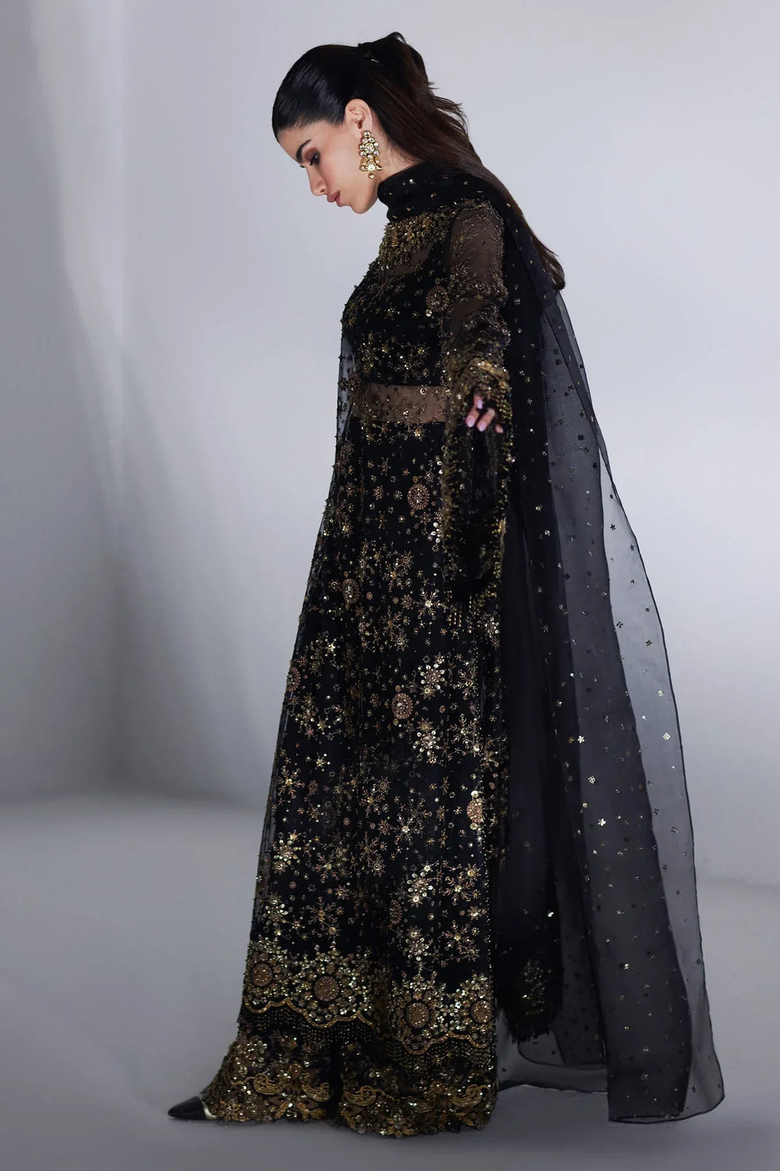 Elan | Luxury Wedding Wears | CASCADE D'ÉTOILES' (EP-21013)