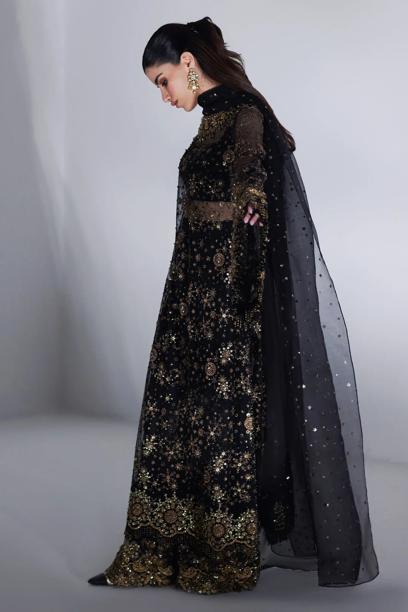 Elan | Luxury Wedding Wears | CASCADE D'ÉTOILES' (EP-21013)