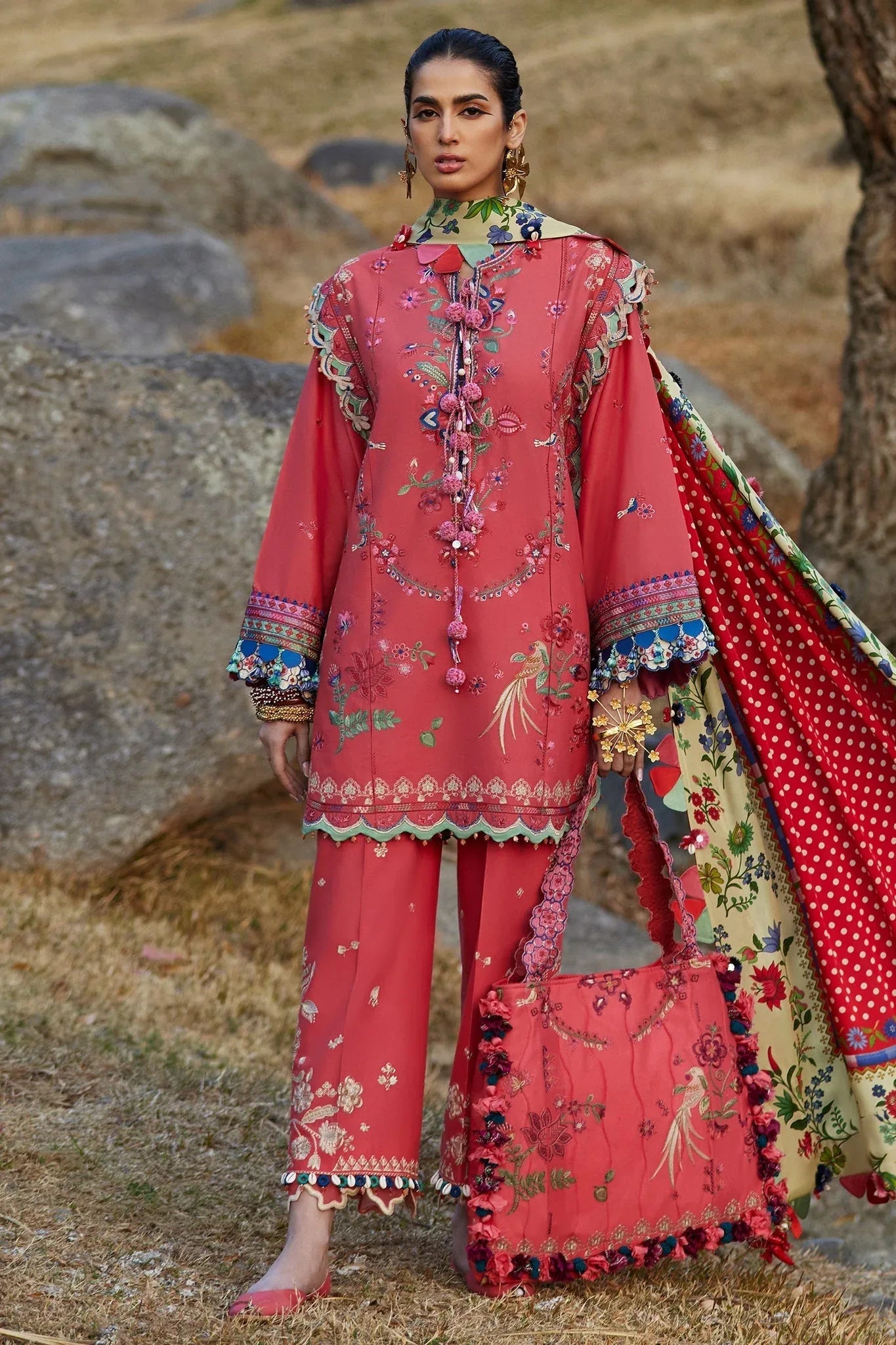 Elan | Luxury Lawn 25 | AURIELLE (EL25-06 B) - Rang-e-Khaas