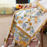 Zaha | Embroidered Lawn Collection | LEYA (ZL23-07 A)