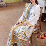 Zaha | Embroidered Lawn Collection | LEYA (ZL23-07 A)