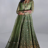 Elan | Lumiere Luxury Pret | SCINTILLANT OLIVE (EP-20995)