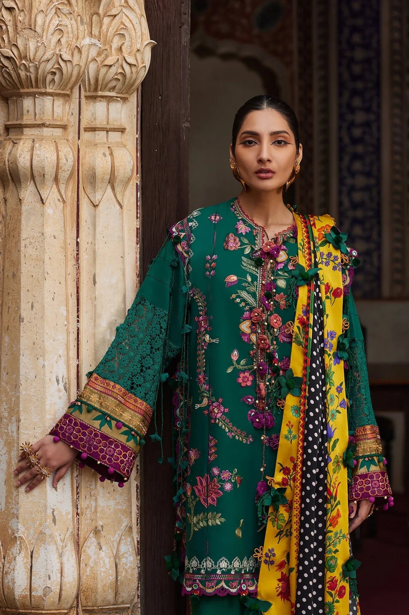 Elan | Luxury Lawn 25 | AURIELLE (EL25-06 A) - Rang-e-Khaas