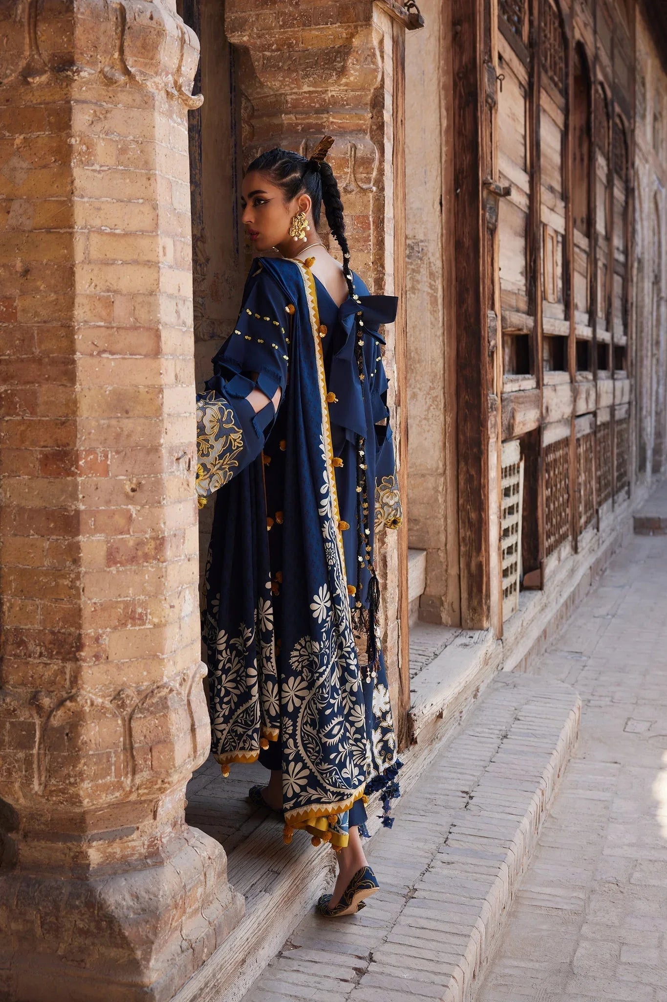 Elan | Luxury Lawn 25 | SOLENE (EL25-03 B) - Rang-e-Khaas