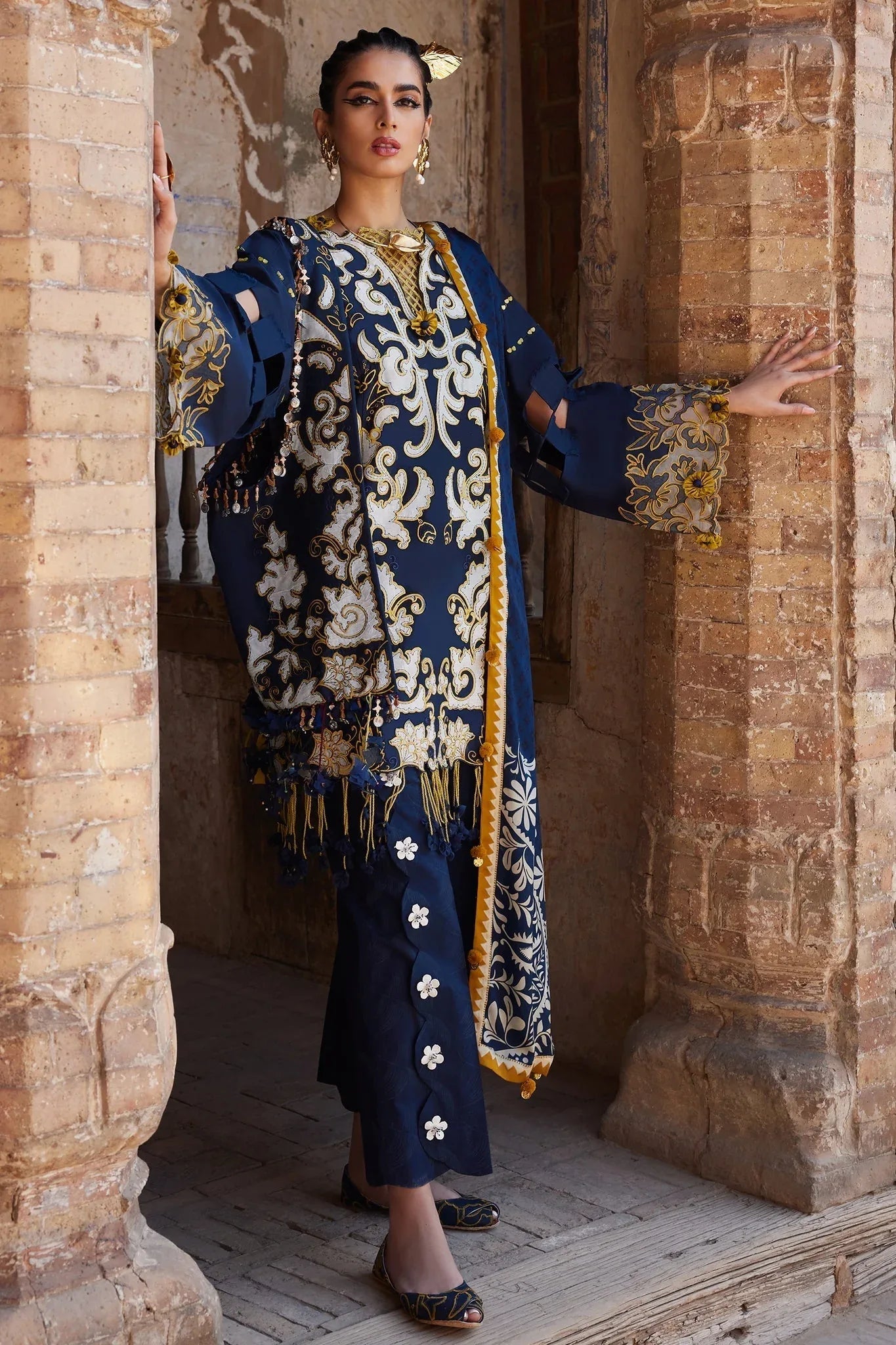 Elan | Luxury Lawn 25 | SOLENE (EL25-03 B) - Rang-e-Khaas