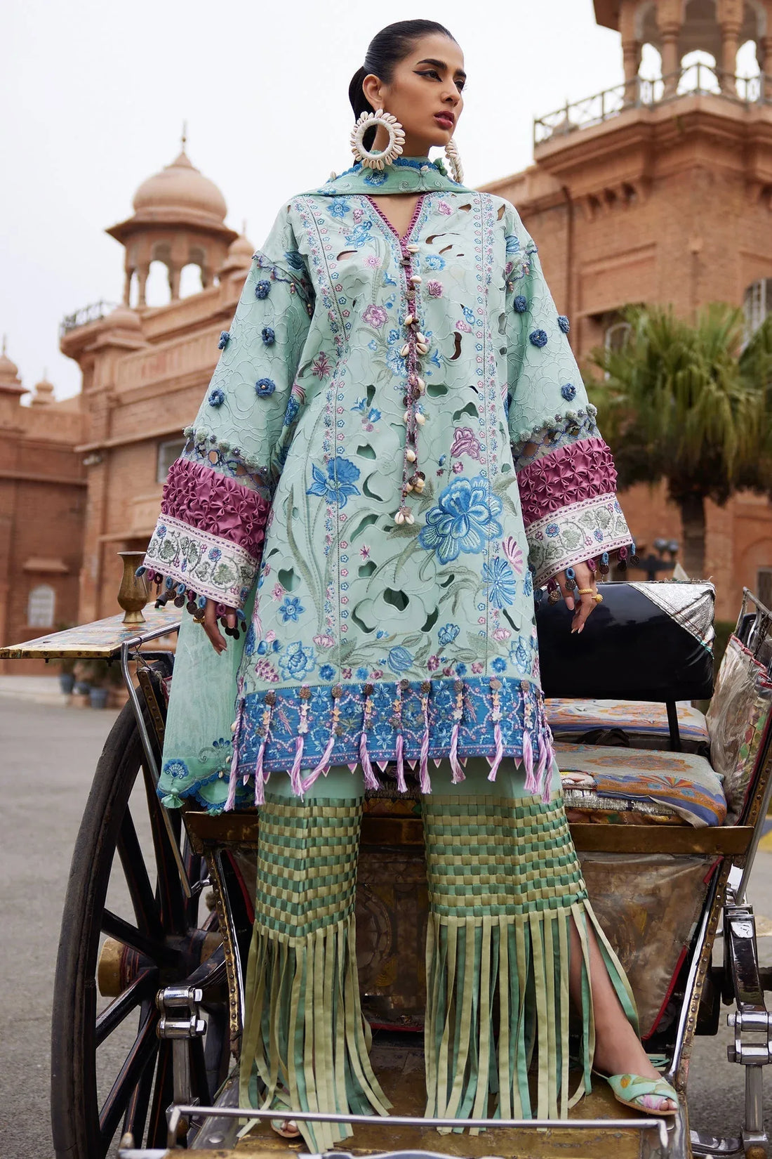 Elan | Luxury Lawn 25 | AMARA (EL25-09 B) - Rang-e-Khaas