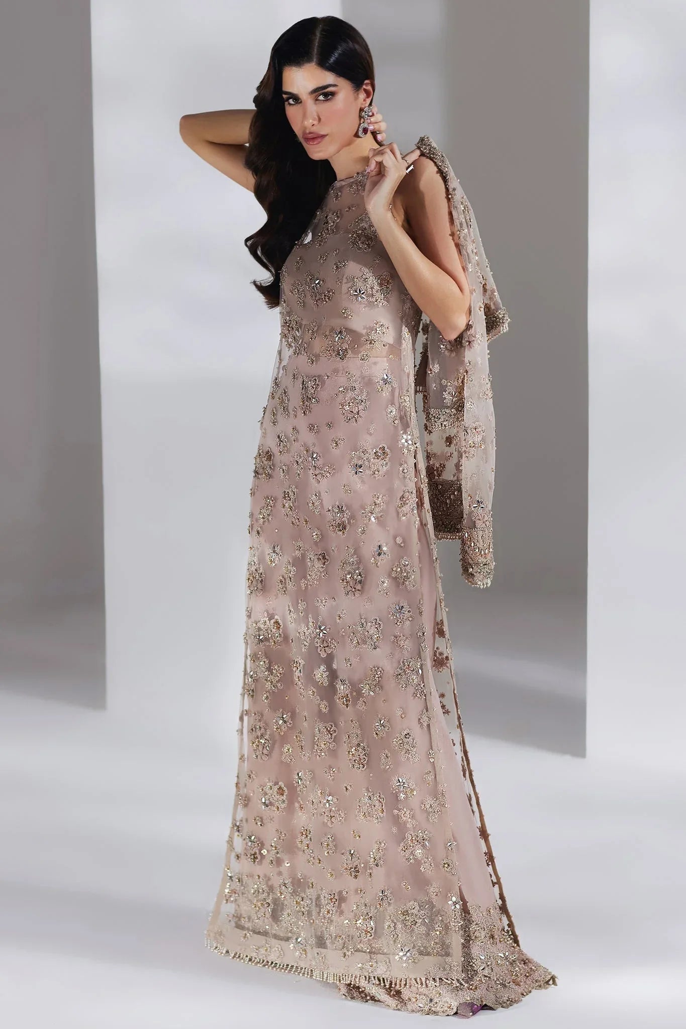Elan | Luxury Wedding Wears | BRUME ROSÉE (EP-20885)
