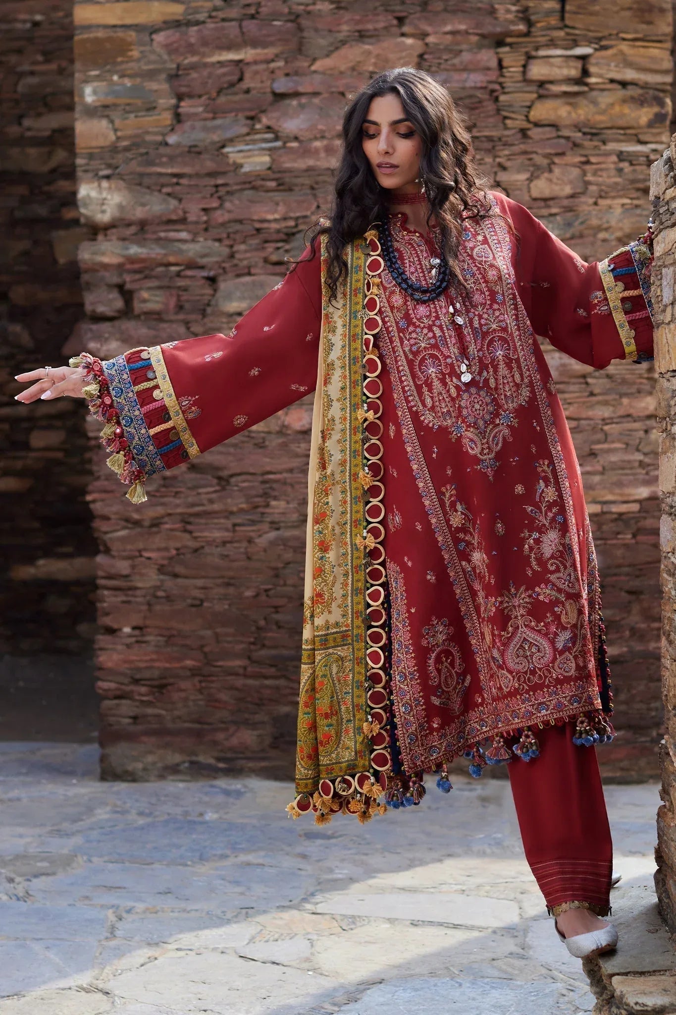 Elan | Winter Collection 24 | ELNAZ (EW24-07) - Rang-e-Khaas