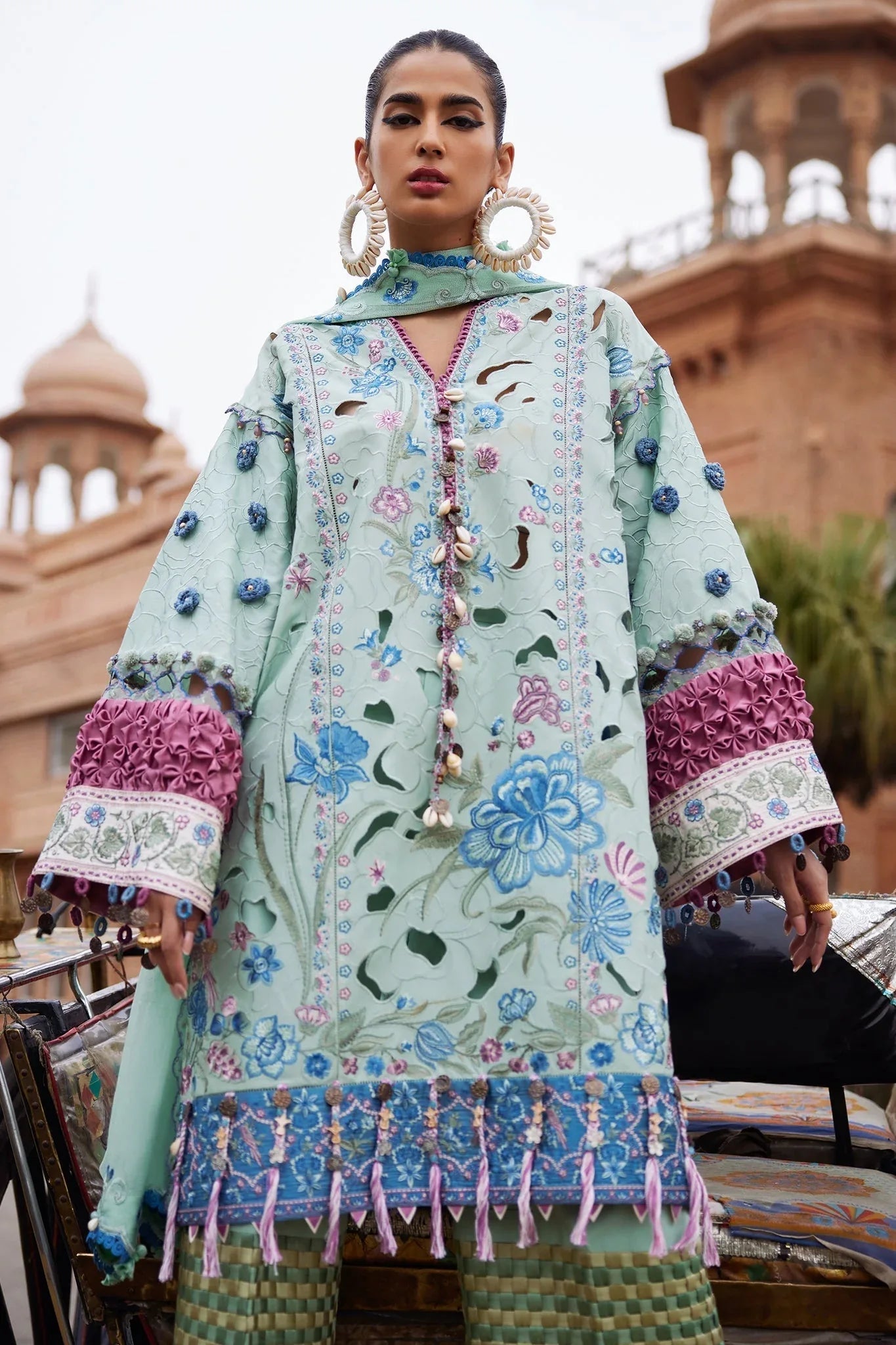 Elan | Luxury Lawn 25 | AMARA (EL25-09 B) - Rang-e-Khaas