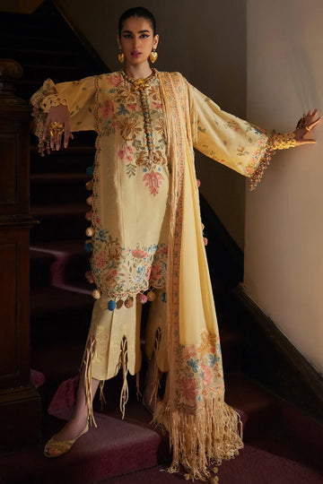 Elan | Luxury Lawn 25 | ZAHARA (EL25-07 A) - Rang-e-Khaas