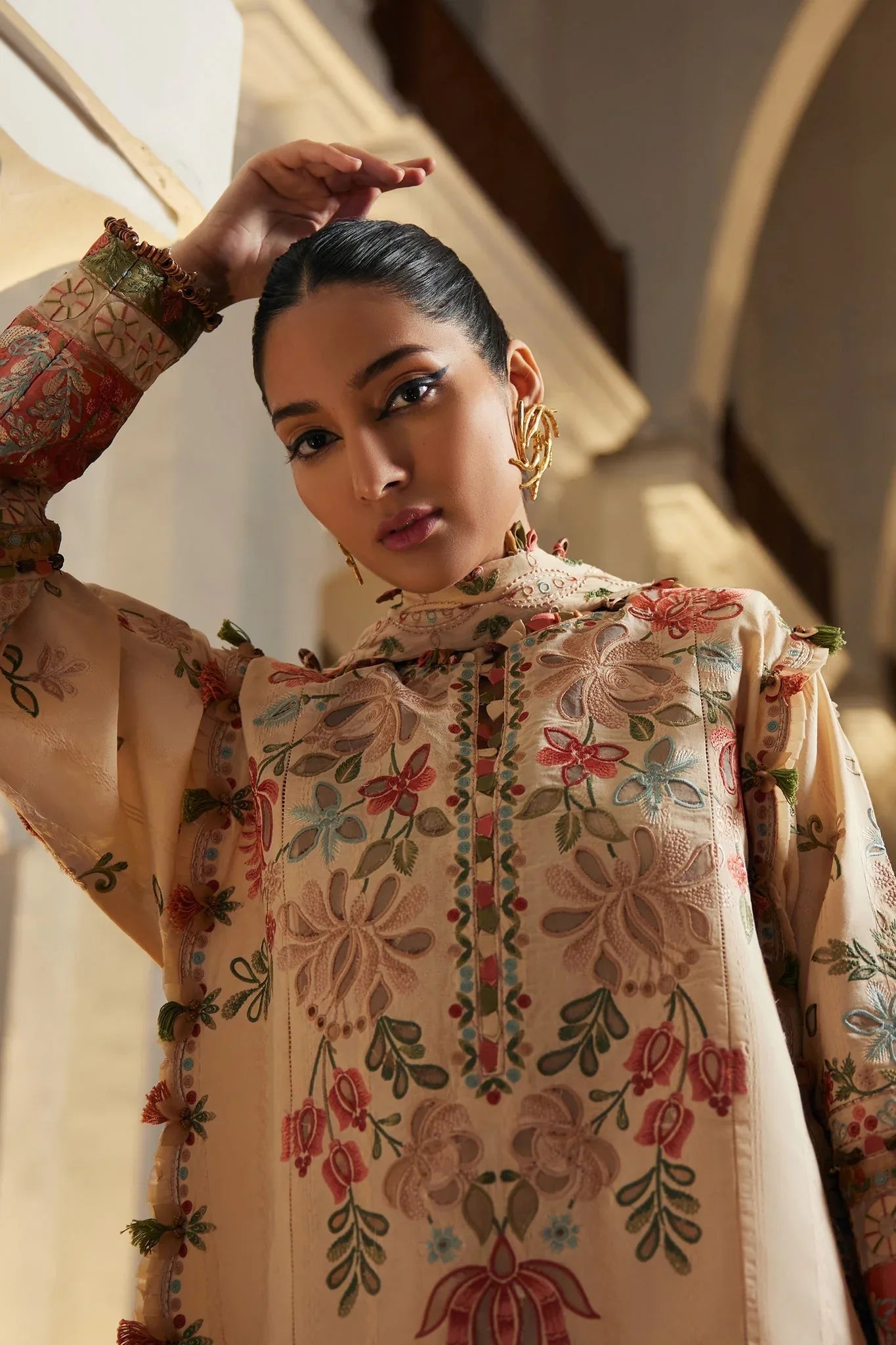 Elan | Luxury Lawn 25 | ZAHARA (EL25-07 B) - Rang-e-Khaas