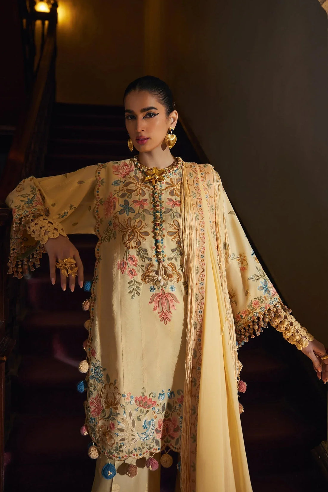 Elan | Luxury Lawn 25 | ZAHARA (EL25-07 A) - Rang-e-Khaas
