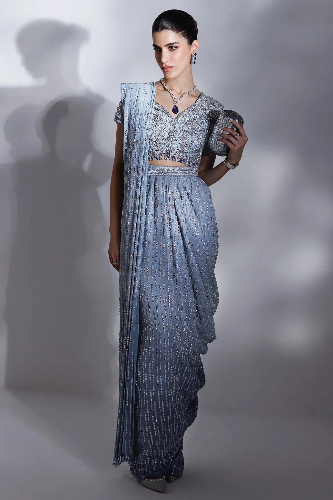 Elan | Luxury Wedding Wears | ÉCLAT GLACÉ (EP-21008)