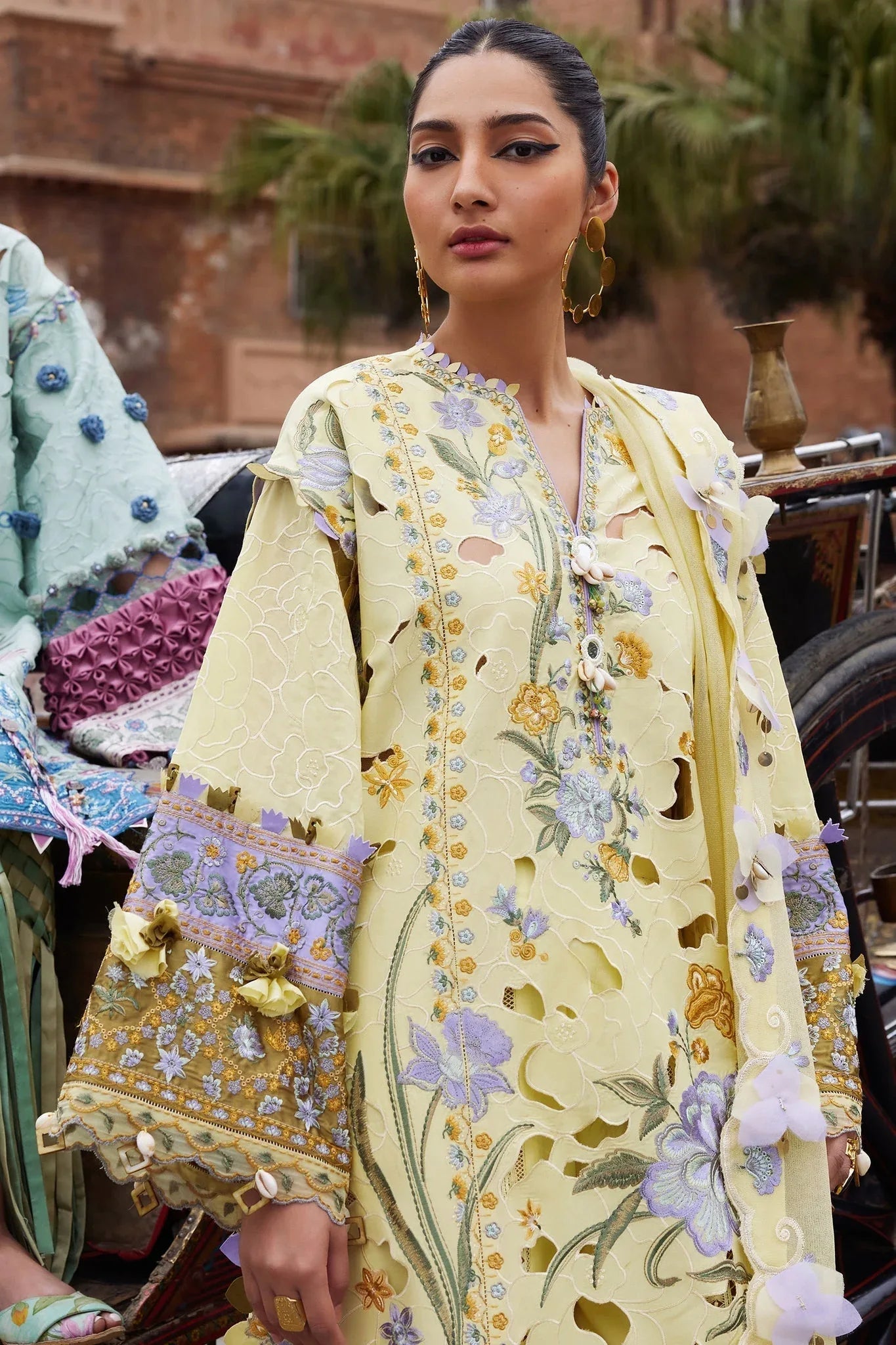Elan | Luxury Lawn 25 | AMARA (EL25-09 A) - Rang-e-Khaas