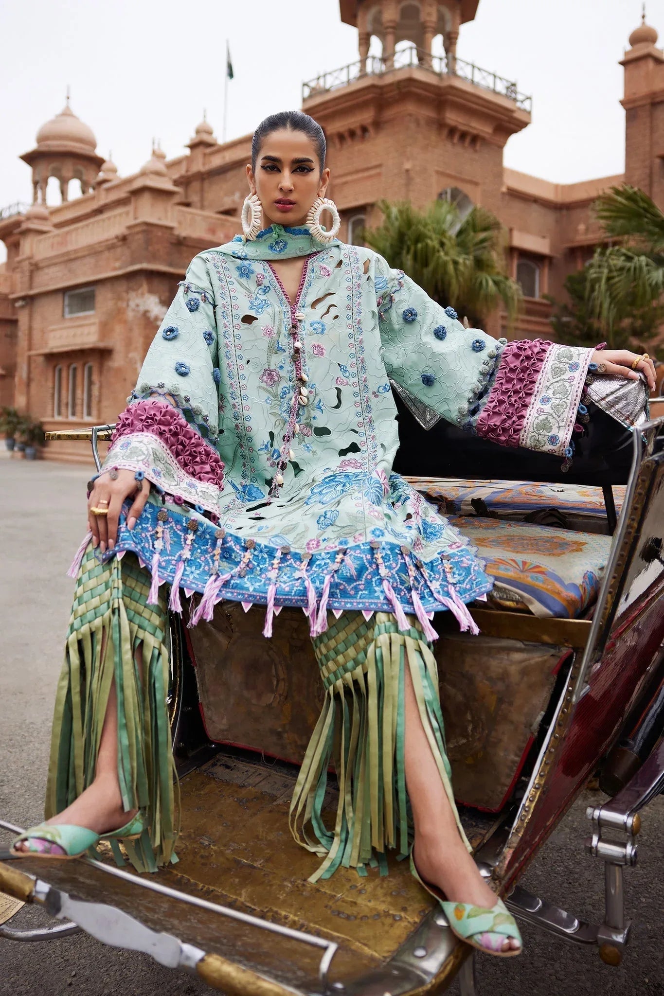 Elan | Luxury Lawn 25 | AMARA (EL25-09 B) - Rang-e-Khaas