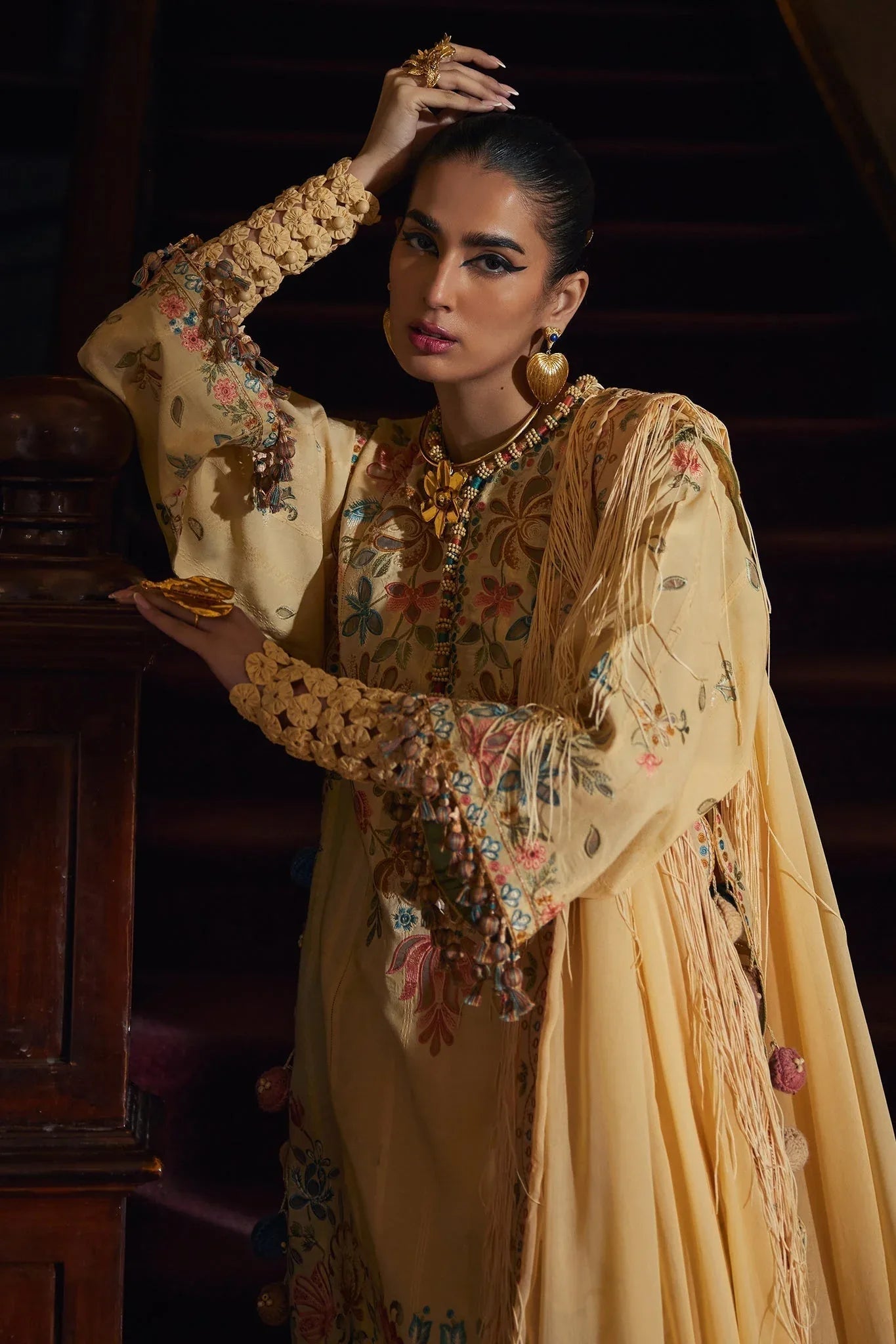 Elan | Luxury Lawn 25 | ZAHARA (EL25-07 A) - Rang-e-Khaas