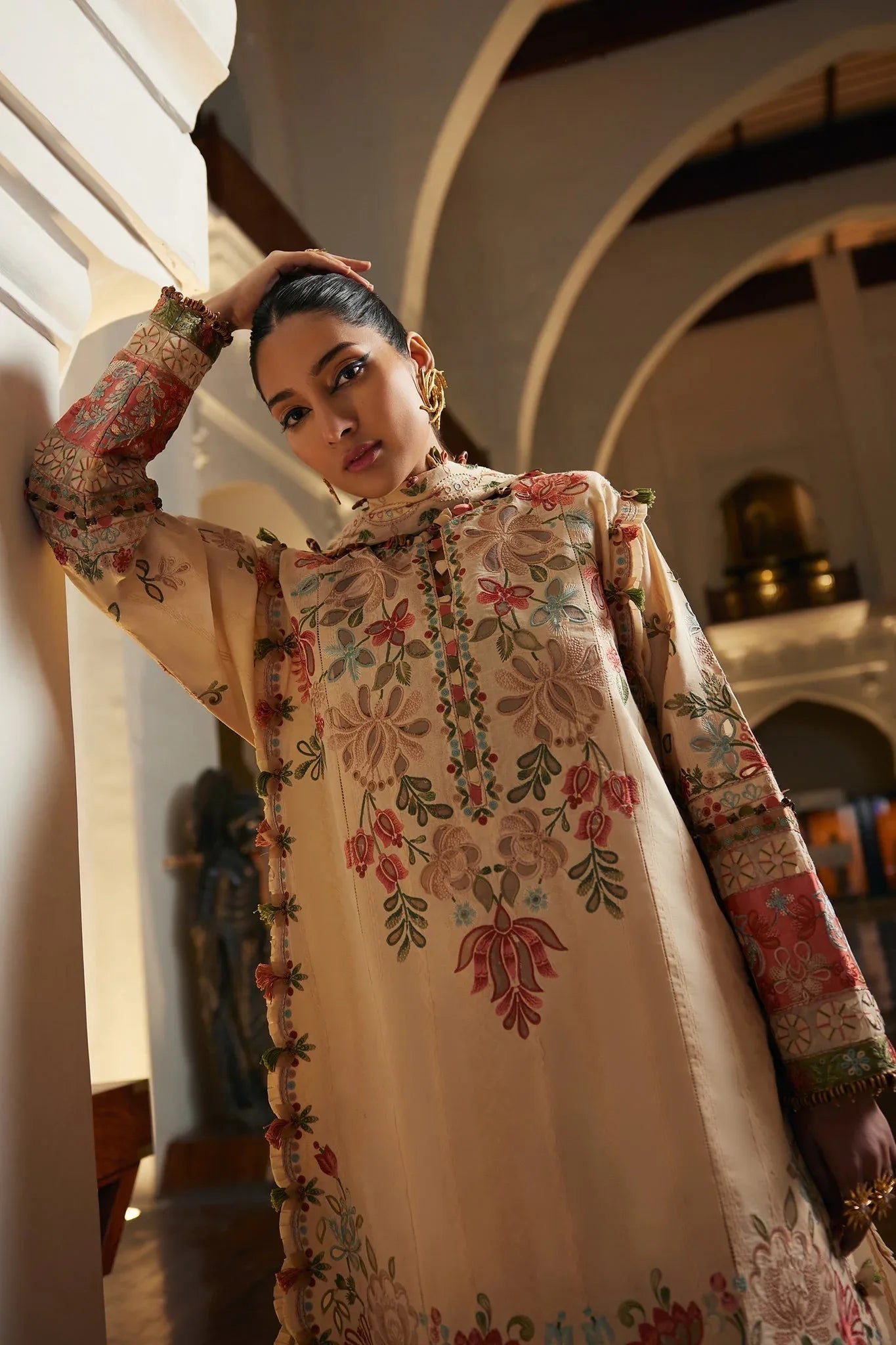 Elan | Luxury Lawn 25 | ZAHARA (EL25-07 B) - Rang-e-Khaas