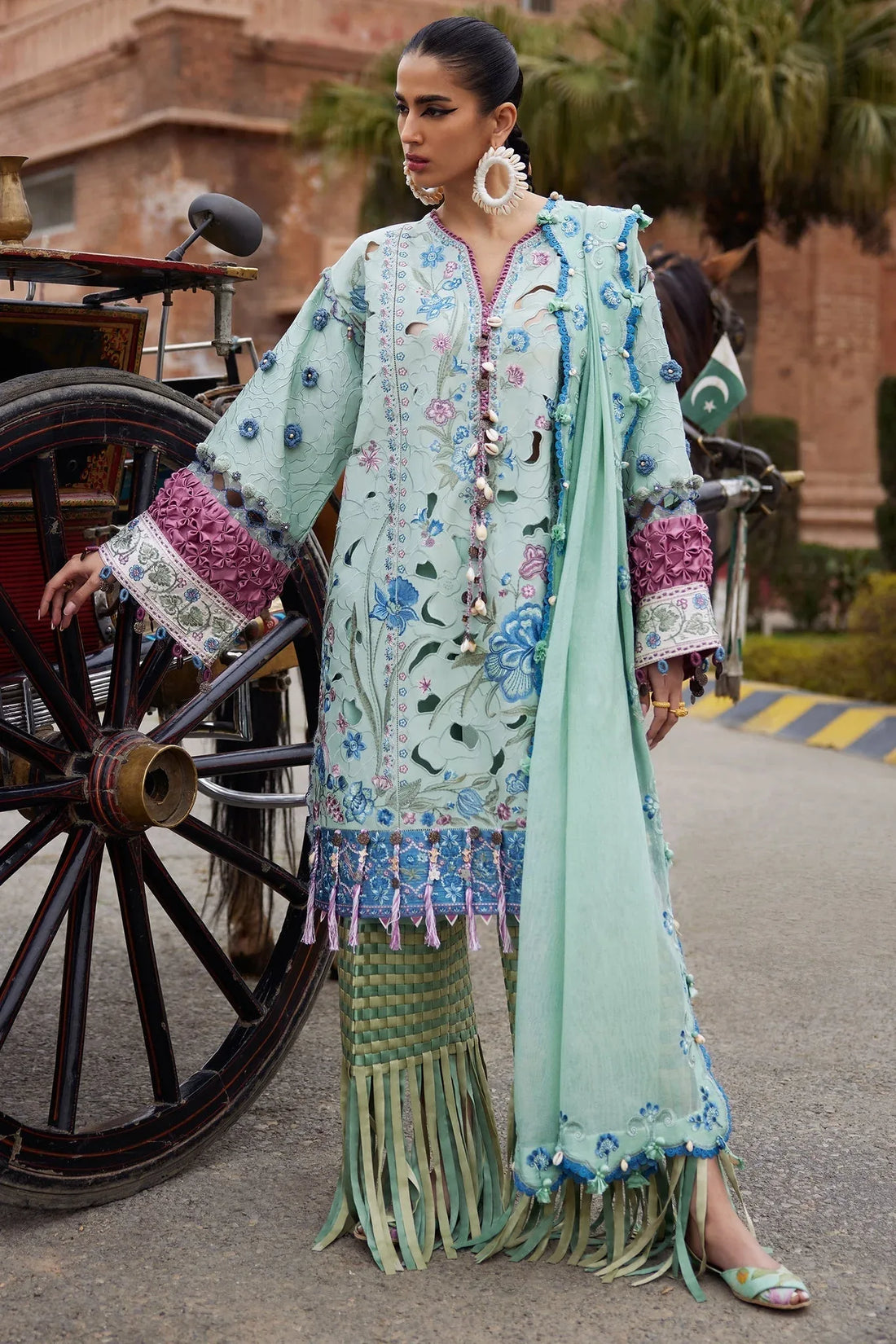 Elan | Luxury Lawn 25 | AMARA (EL25-09 B) - Rang-e-Khaas