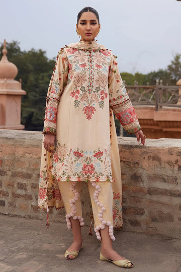 Elan | Luxury Lawn 25 | ZAHARA (EL25-07 B) - Rang-e-Khaas