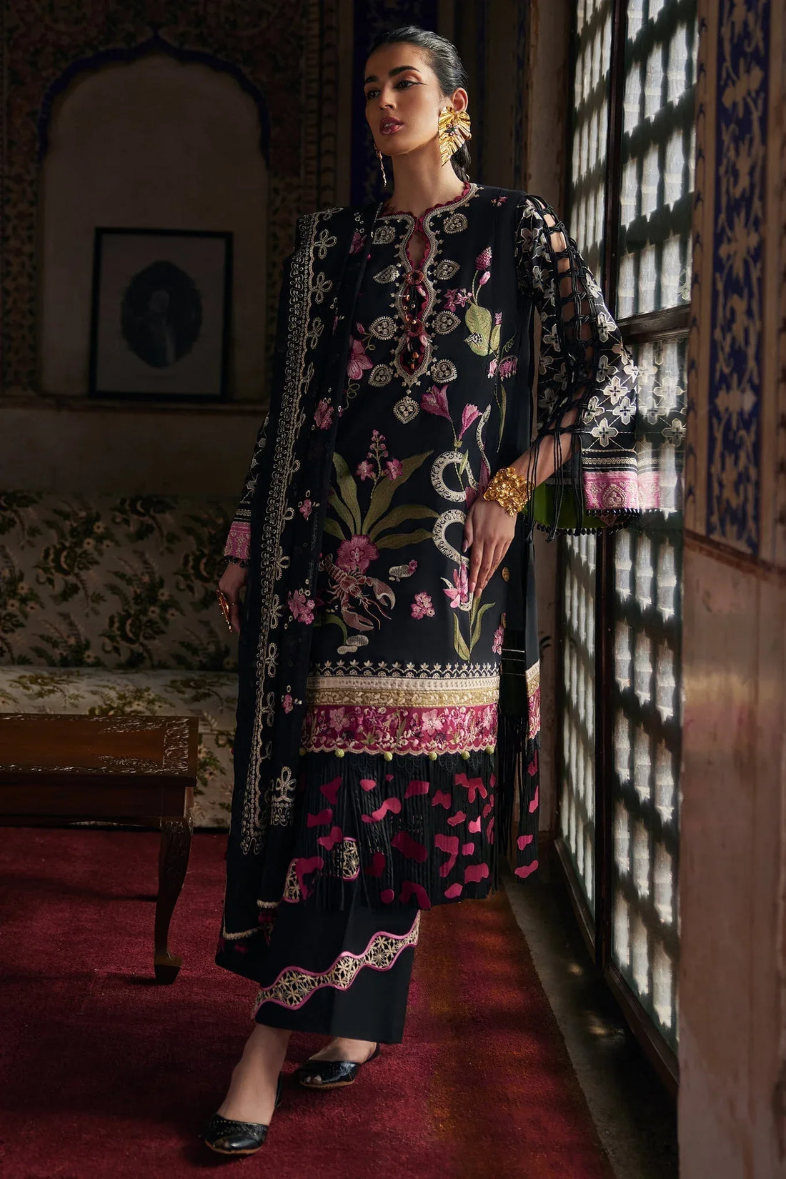 Elan | Luxury Lawn 25 | AZUREH (EL25-04 A) - Rang-e-Khaas