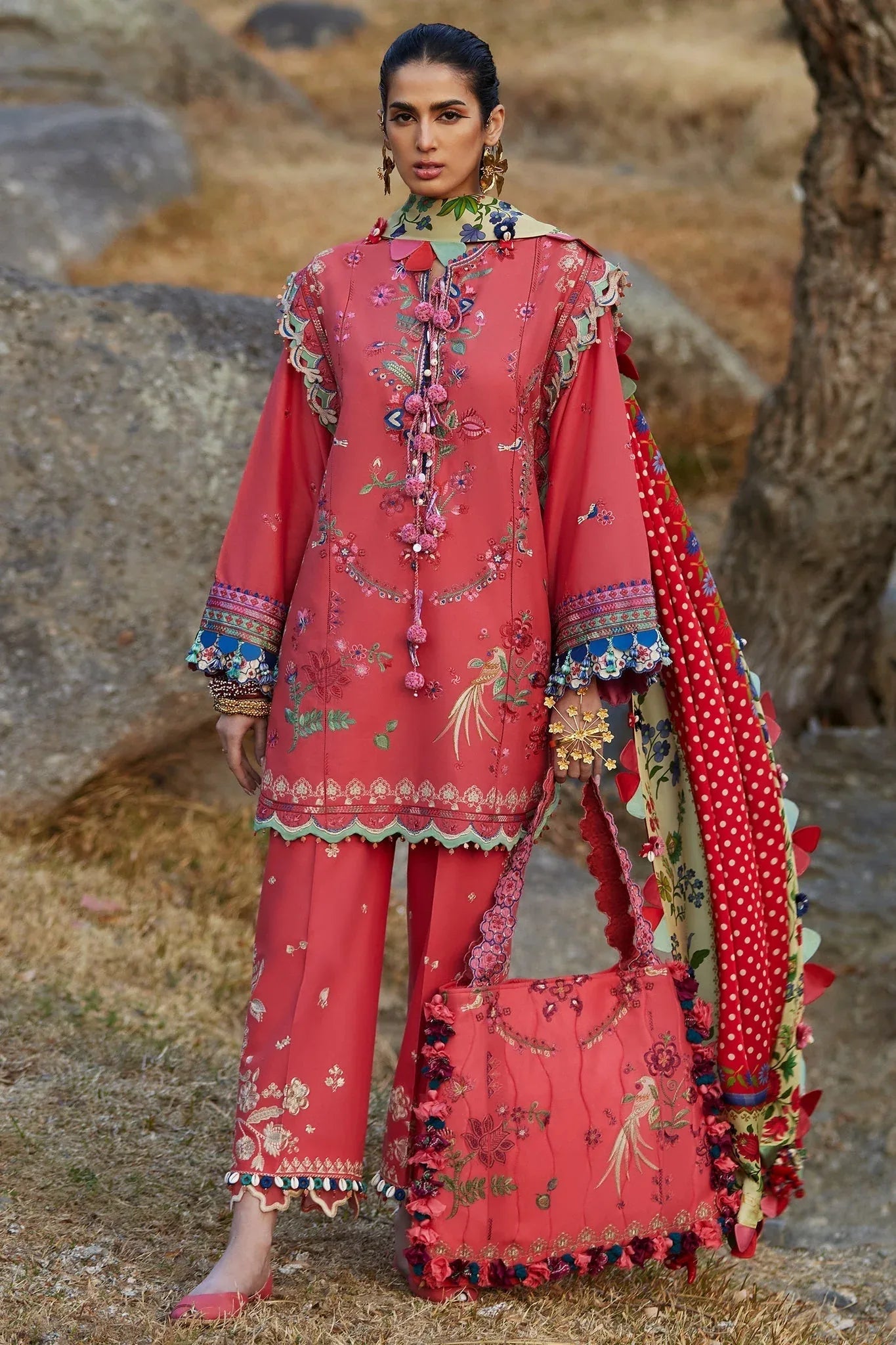 Elan | Luxury Lawn 25 | AURIELLE (EL25-06 B) - Rang-e-Khaas