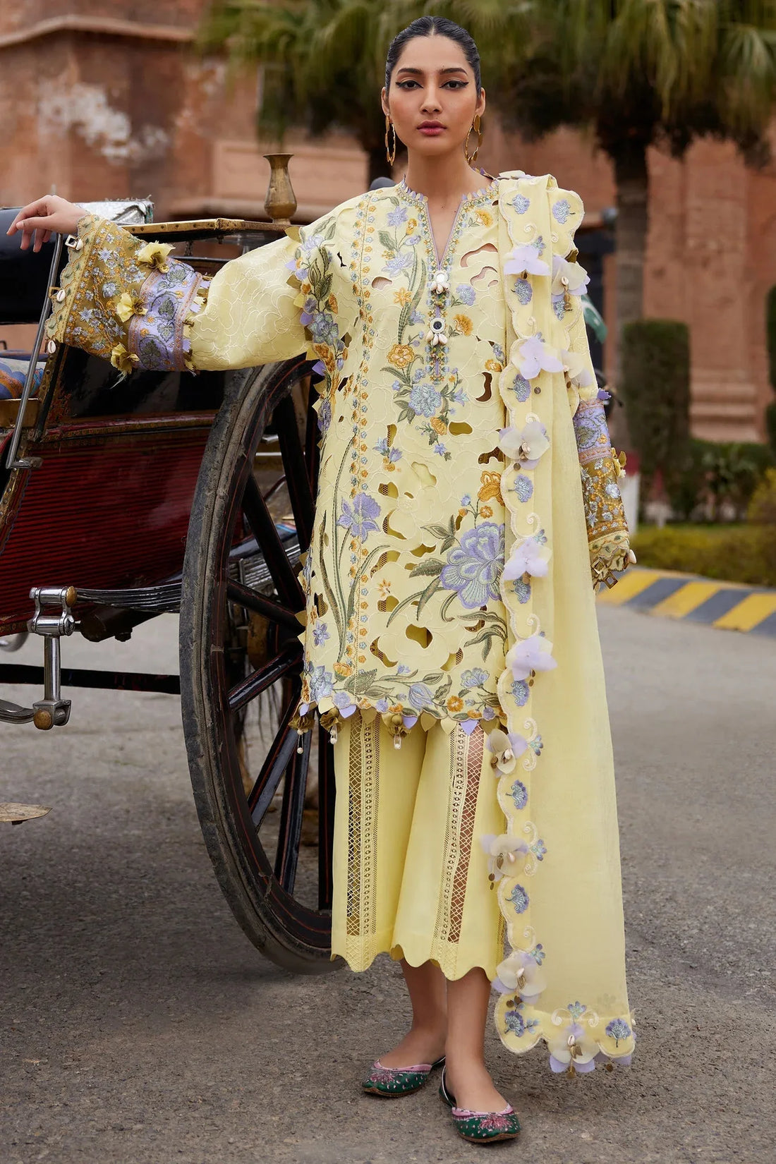 Elan | Luxury Lawn 25 | AMARA (EL25-09 A) - Rang-e-Khaas