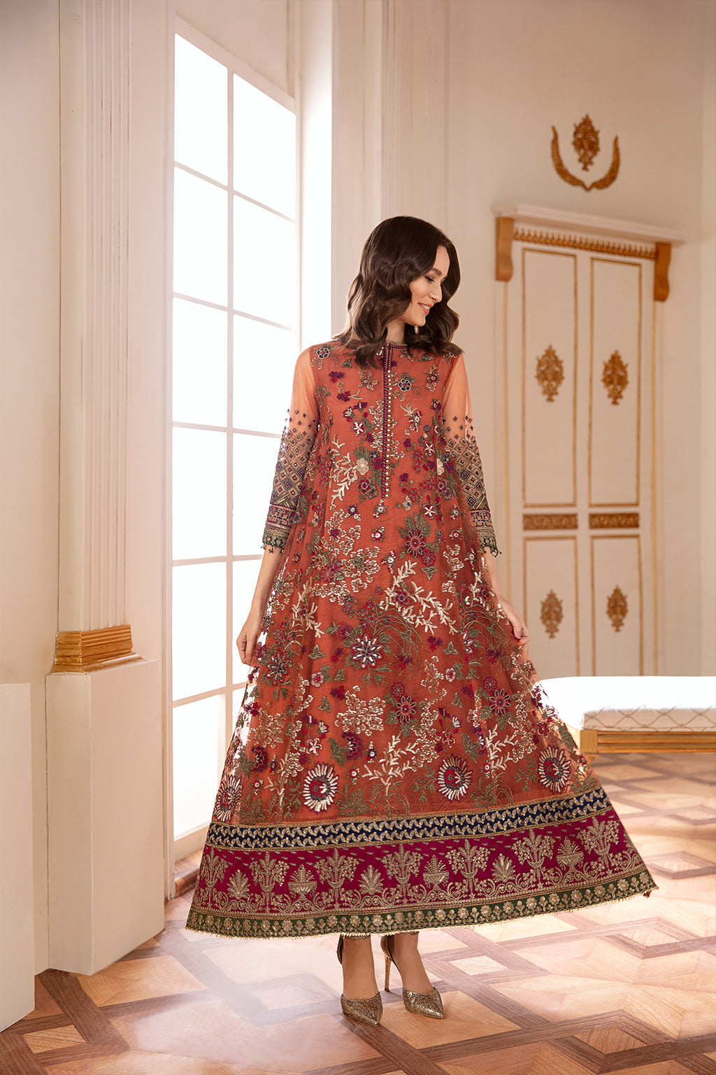 Baroque-EMBROIDERED NET CH07-03