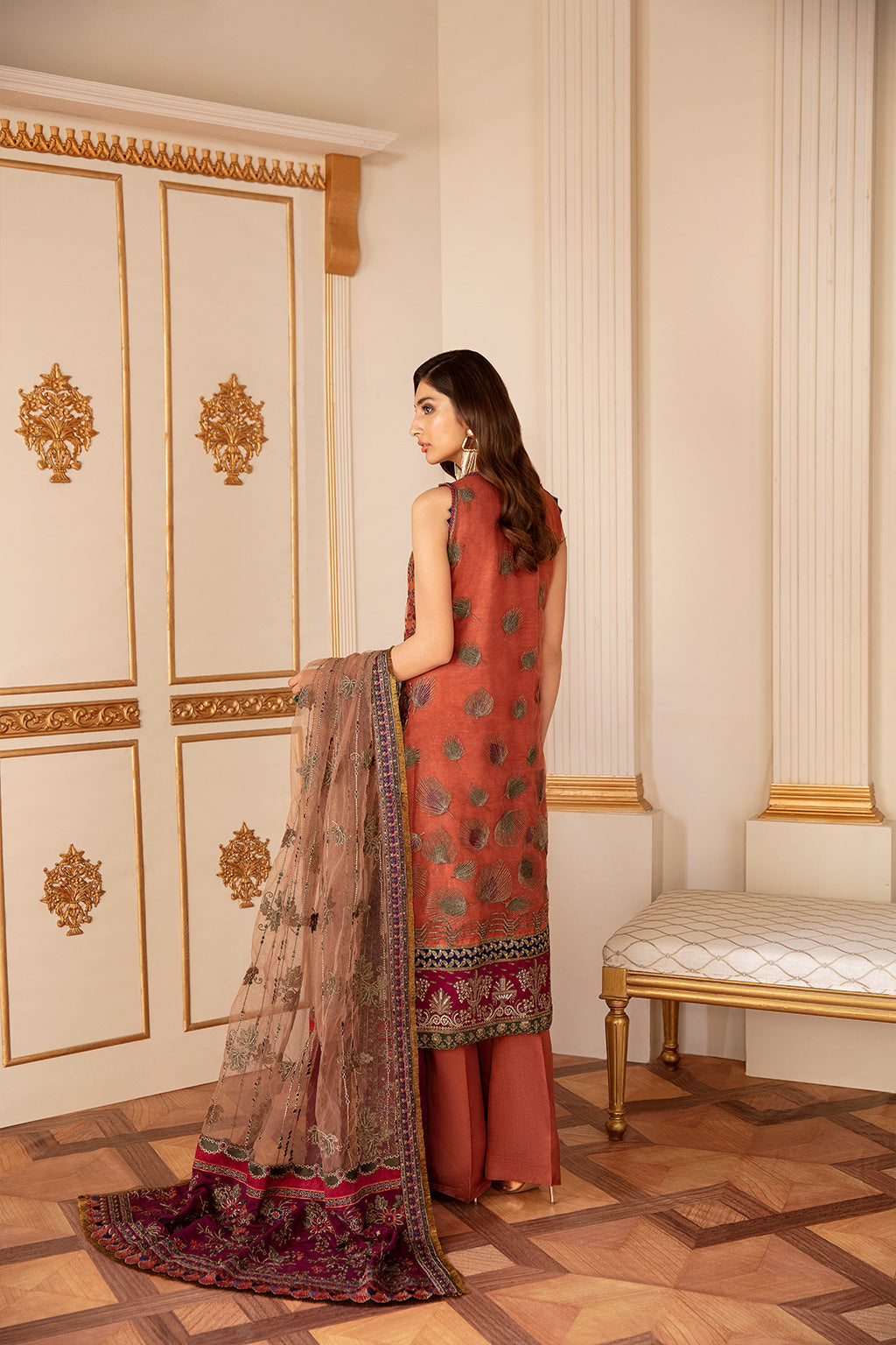 Baroque-EMBROIDERED NET CH07-03