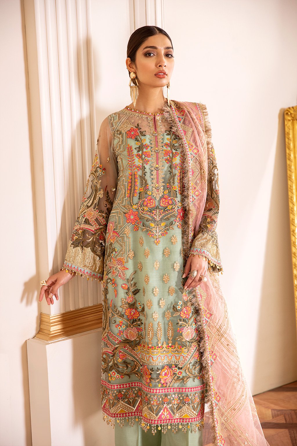 Baroque-EMBROIDERED NET CH07-01