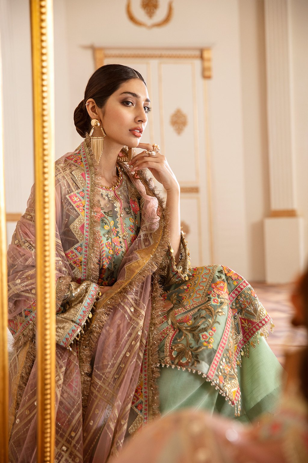 Baroque-EMBROIDERED NET CH07-01
