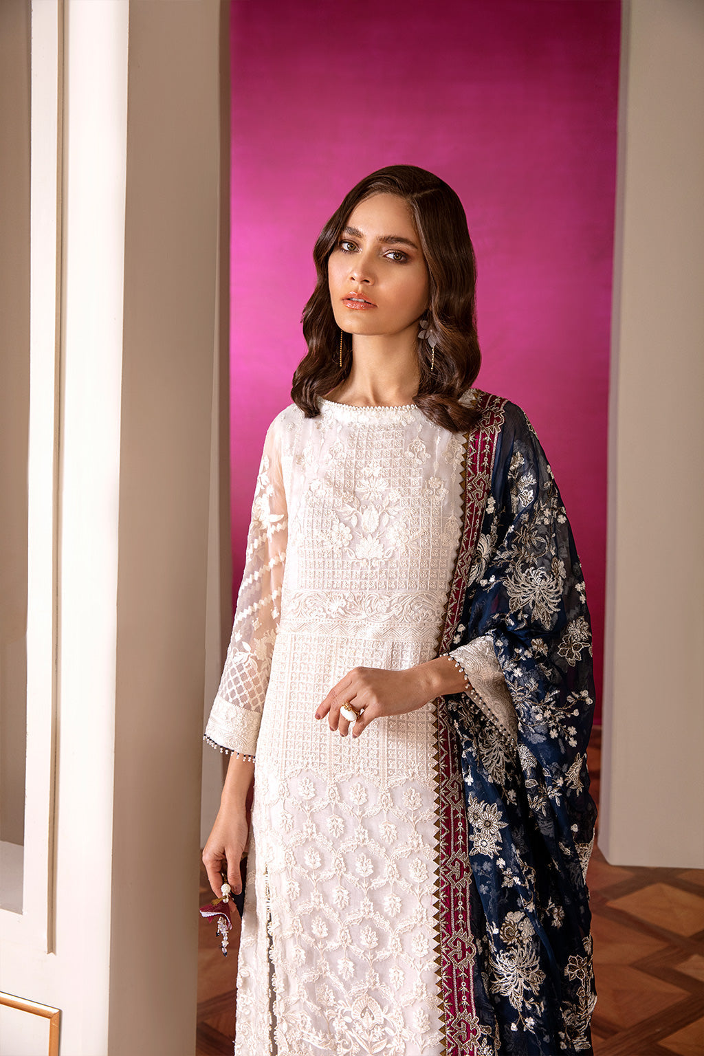 Baroque-EMBROIDERED CHIFFON CH07-02