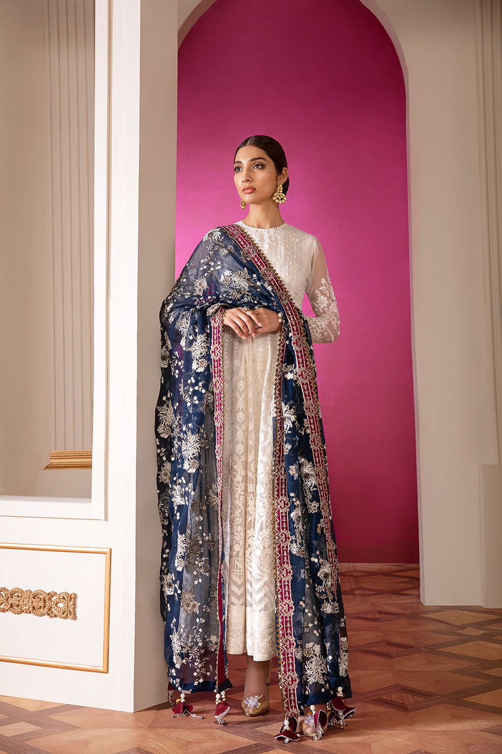 Baroque-EMBROIDERED CHIFFON CH07-02