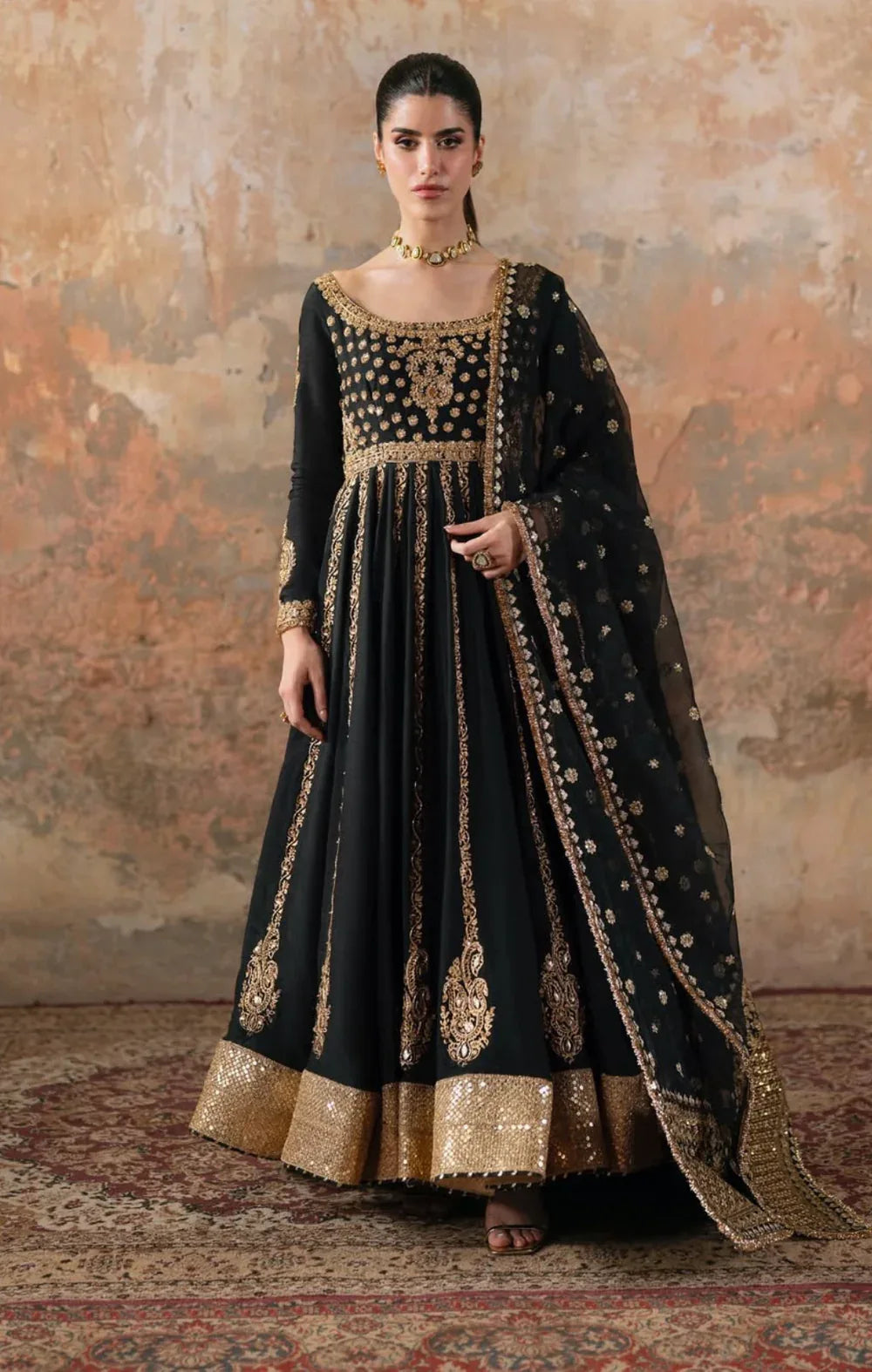 Maya | Viola Luxe Velvet 25 | AZURE - Rang-e-Khaas