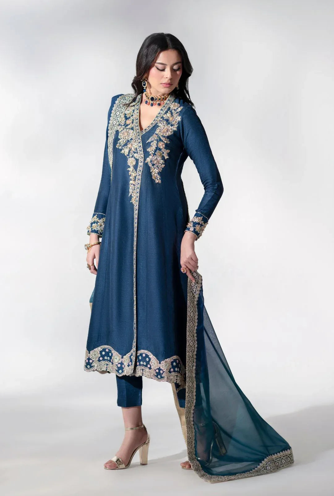 AJR Couture | Luxe Pret 25 |  Oasis Orient - Rang-e-Khaas