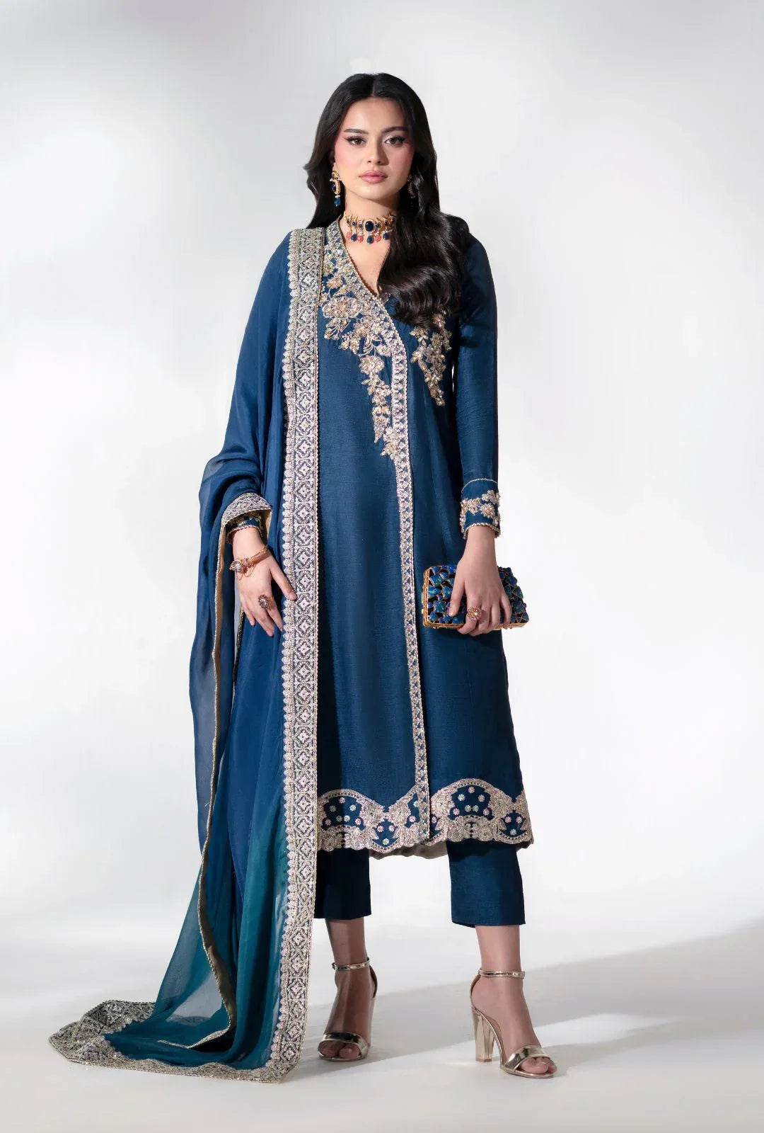 AJR Couture | Luxe Pret 25 |  Oasis Orient - Rang-e-Khaas