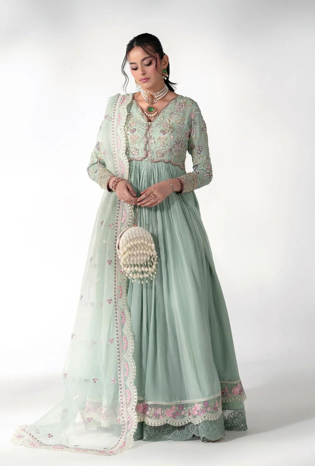 AJR Couture | Luxe Pret 25 |  Satin Serenity - Rang-e-Khaas
